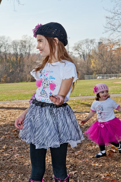 Mi Amore Gigi Zebra Animal Print Tutu Skirt