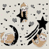 Mi Amore Gigi Sloth Interchangeable Star Pajama Set