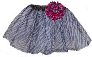 Mi Amore Gigi Flower Animal Print Tutu Skirt (Available in Multiple Colors/Styles)