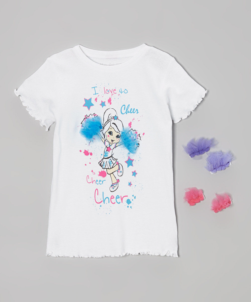 Mi Amore Gigi Cheer Interchangeable Pom Poms Top